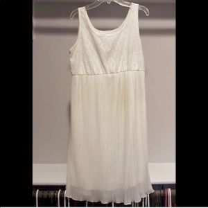 Motherhood Maternity White Dress